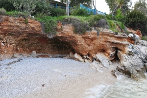 Limestone brecchias at the NE coast of Cephalonia.